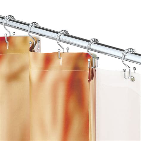 shower curtain hangers walmart|shower curtains with hooks attached.